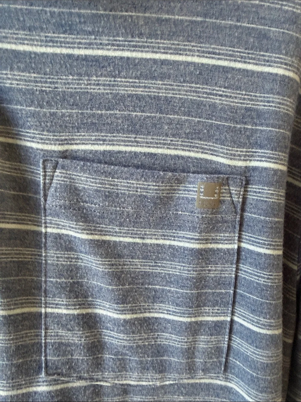 Huk Striped Polo Shirt Suze L